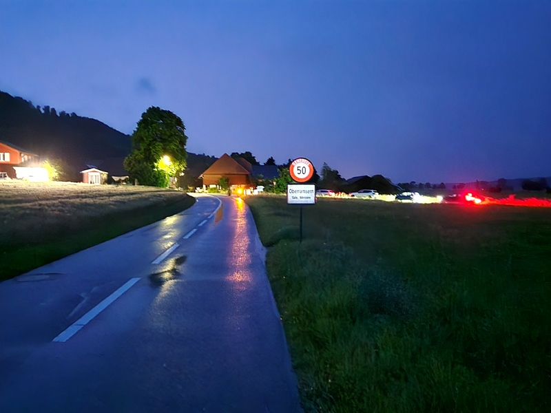 Oberramsern kommt in Sicht – noch immer Regen