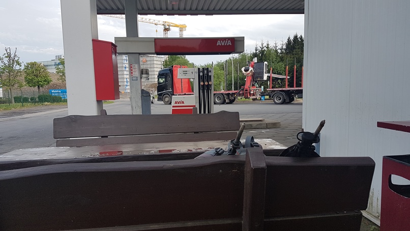 Tankstelle in Neuhaus